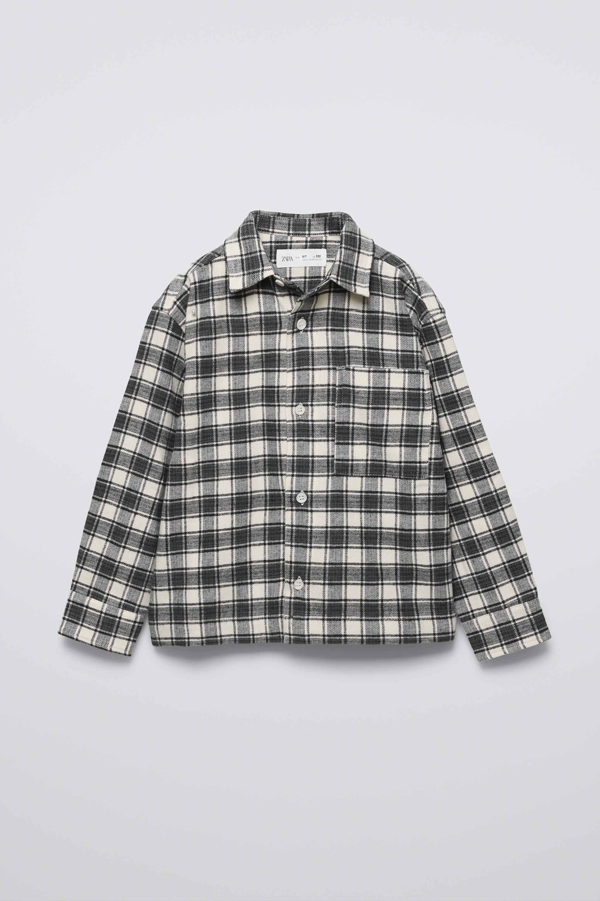 Zara flannel hot