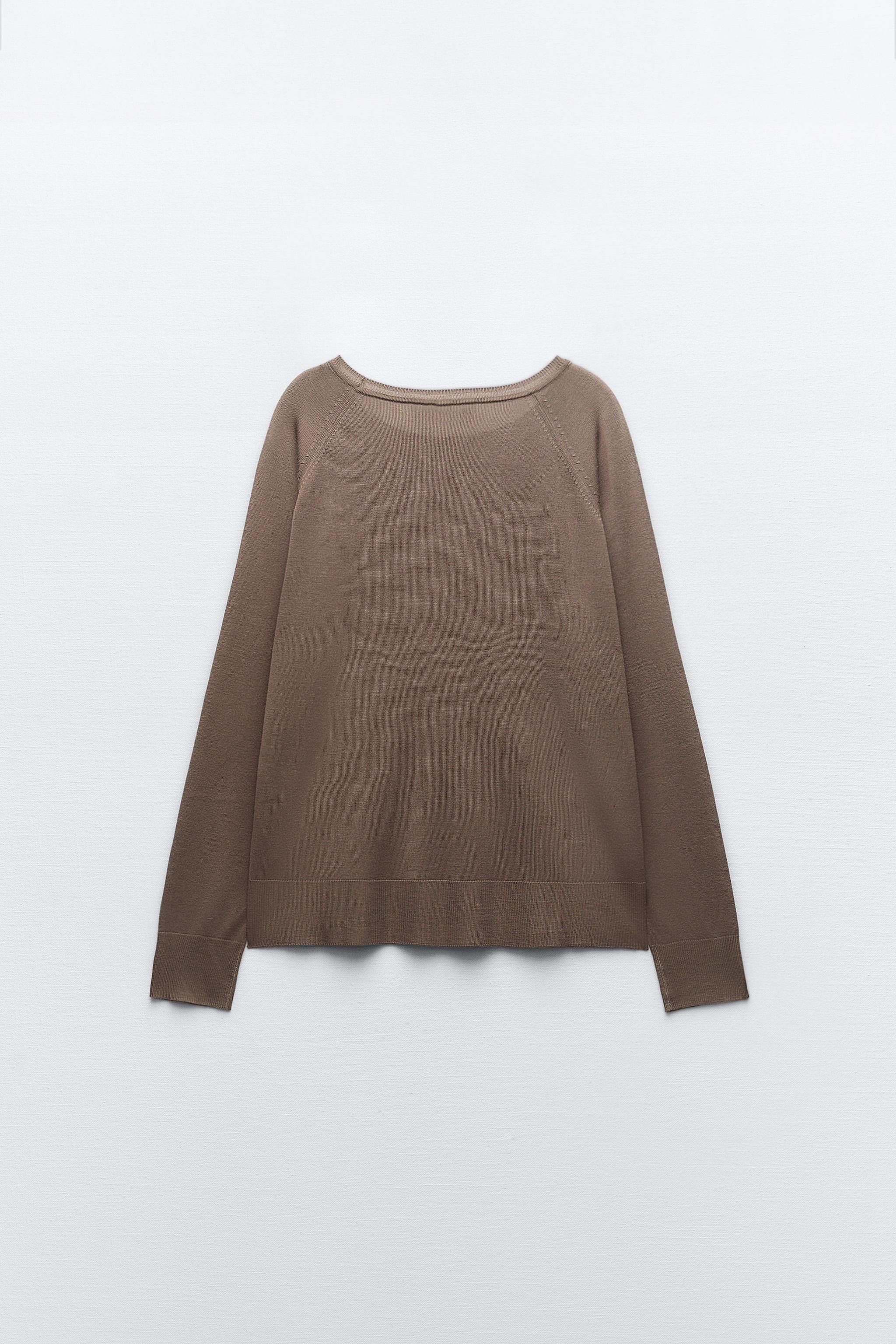 ZARA ベーシックニットセーター - トップス