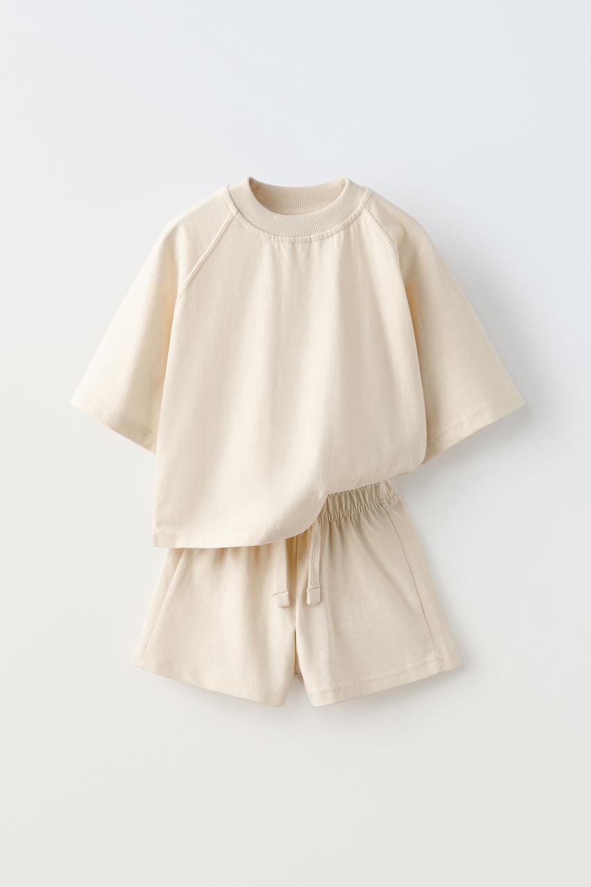 SET AUS T-SHIRT UND BERMUDASHORTS - Eis | ZARA Deutschland / Germany