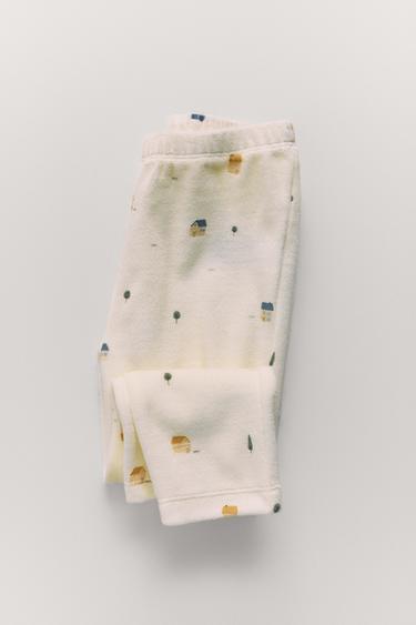 1 1/2-6 AÑOS/ PIJAMA VELOUR CASITAS - Crudo de Zara