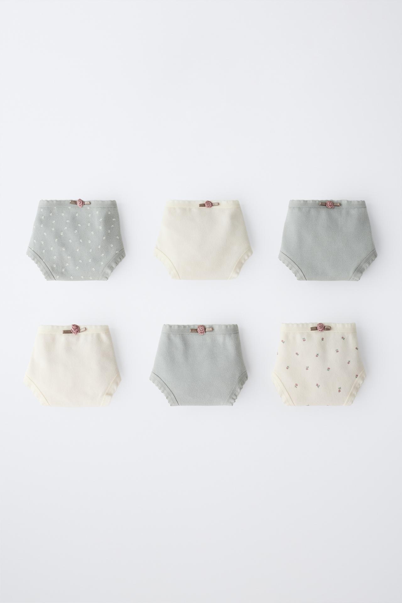 TODDLER / 6-PACK DITSY FLORAL UNDERWEAR — Multicolored