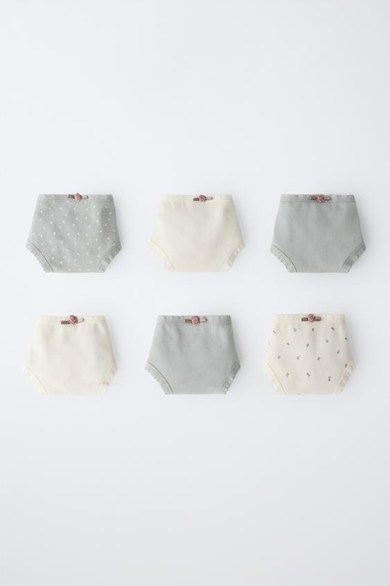 AGES 1 1/2-6 / 6-PACK OF FLORAL PRINT BRIEFS - Multicoloured by Zara - Image 0