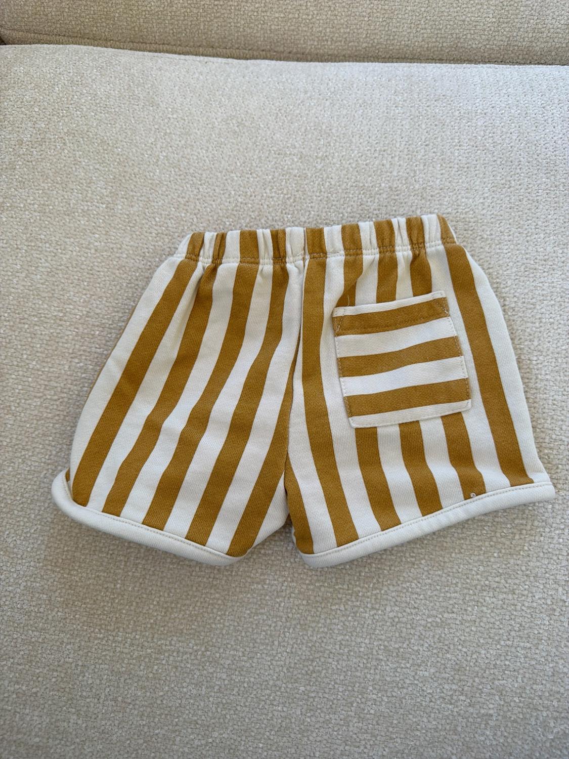TWO-PACK OF STRIPED AND PLAIN BERMUDA SHORTS - Image 5