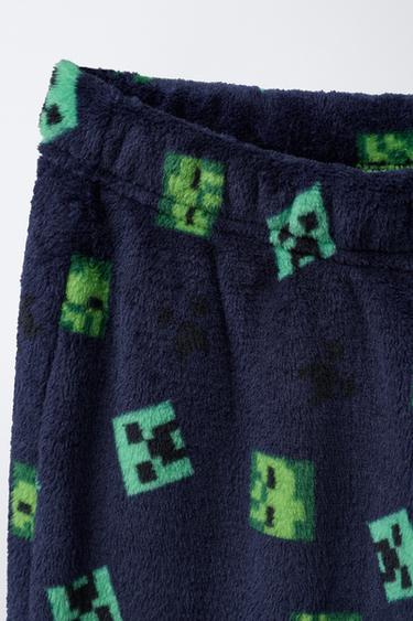 AGES 6-14 / MINECRAFT © MOJANG AB. ™ FLEECE PYJAMAS - Blue by Zara - Image 7