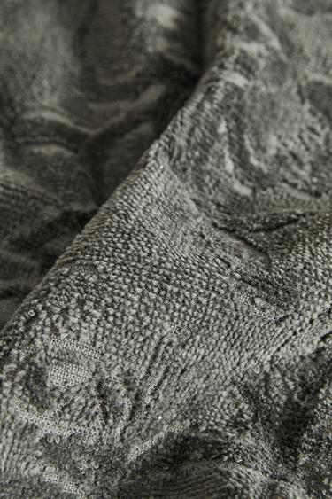 ΣΕΤ ΠΕΤΣΕΤΕΣ ΧΕΡΙΩΝ ΜΕ ΦΟΥΝΤΙΤΣΕΣ (ΣΕΤ ΤΩΝ 3) - Πράσινο σταχτί του Zara