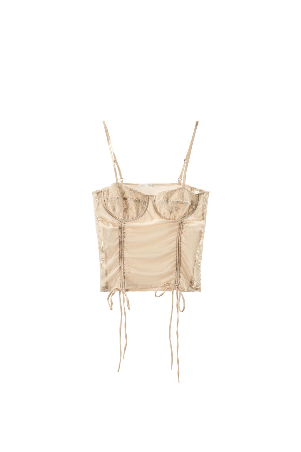 LACE COMBINATION CORSET TOP - image 3