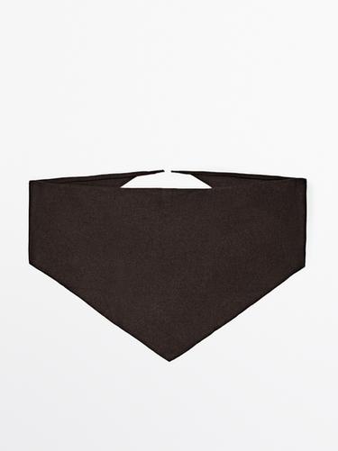 Zara 100% cashmere bandana - Brown