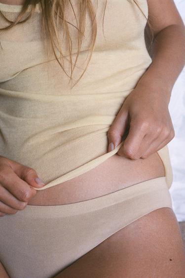 100% WOOL STRAPPY TOP - Yellow by Zara - Image 3