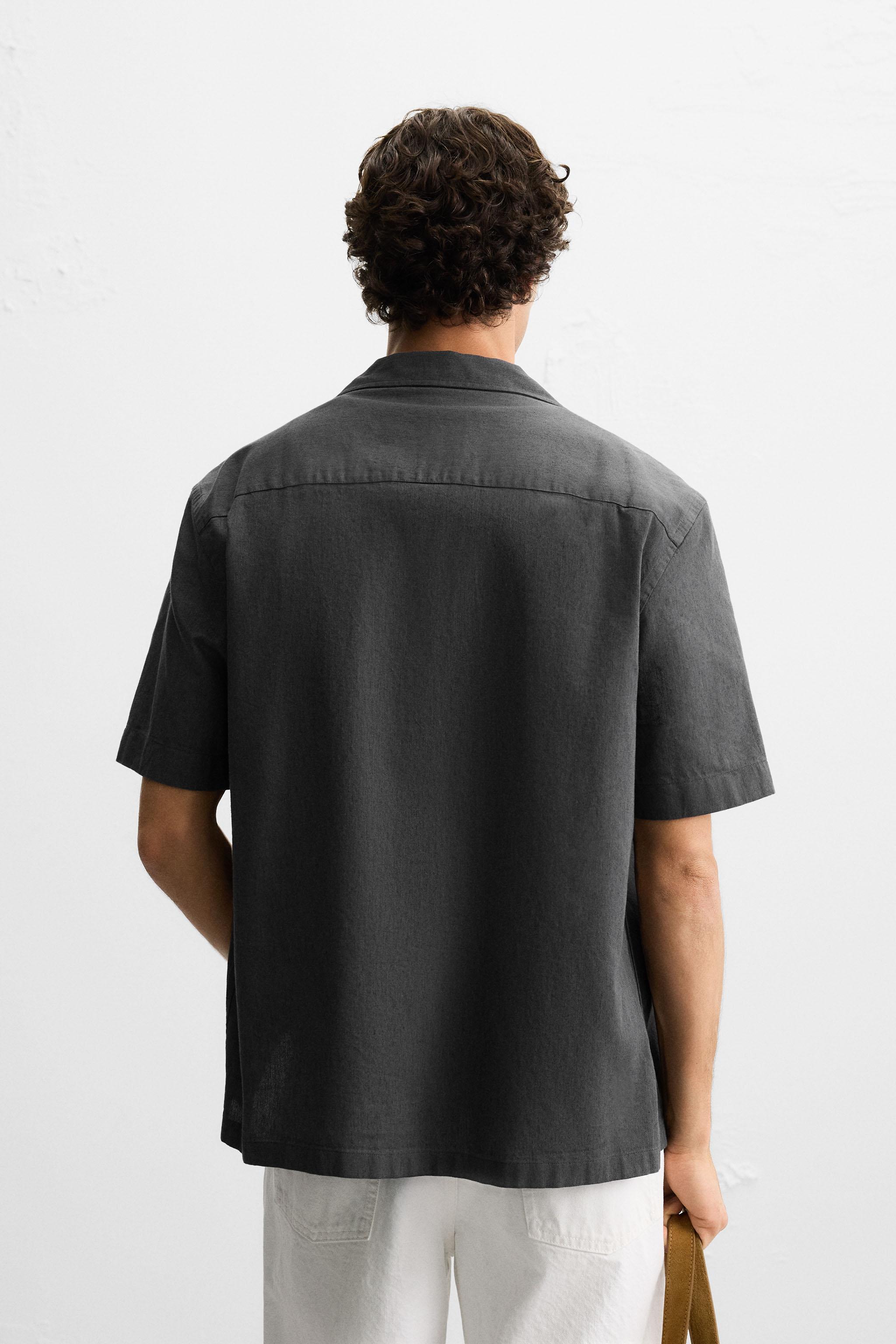 CHEMISE EN COTON ET LIN