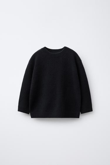 100% CASHMERE KNIT SWEATER - Dark navy by Zara - Image 0