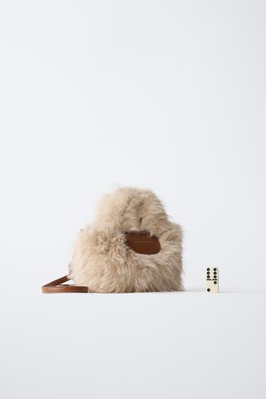 SHEEPSKIN CROSSBODY BAG - Ecru White by Zara - Image 5