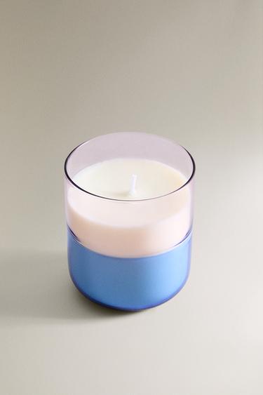 (220 G) BOUGIE PARFUMÉE LYCHEE & LEMON - Rose clair de Zara - Image 1