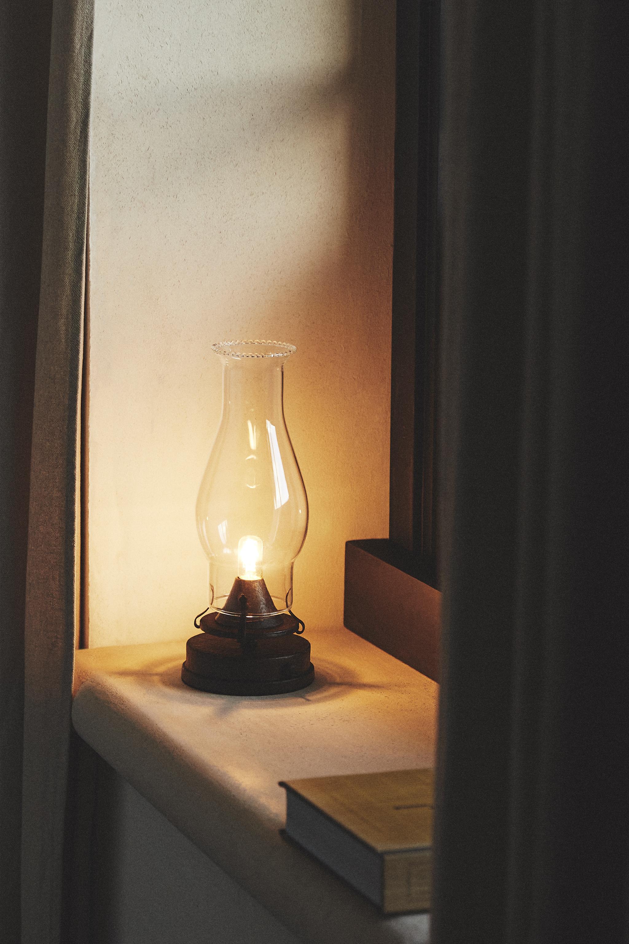 PORTABLE OIL LAMP Brown ZARA United Kingdom