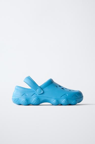 SABOTS CAOUTCHOUTÉS - Bleu de Zara