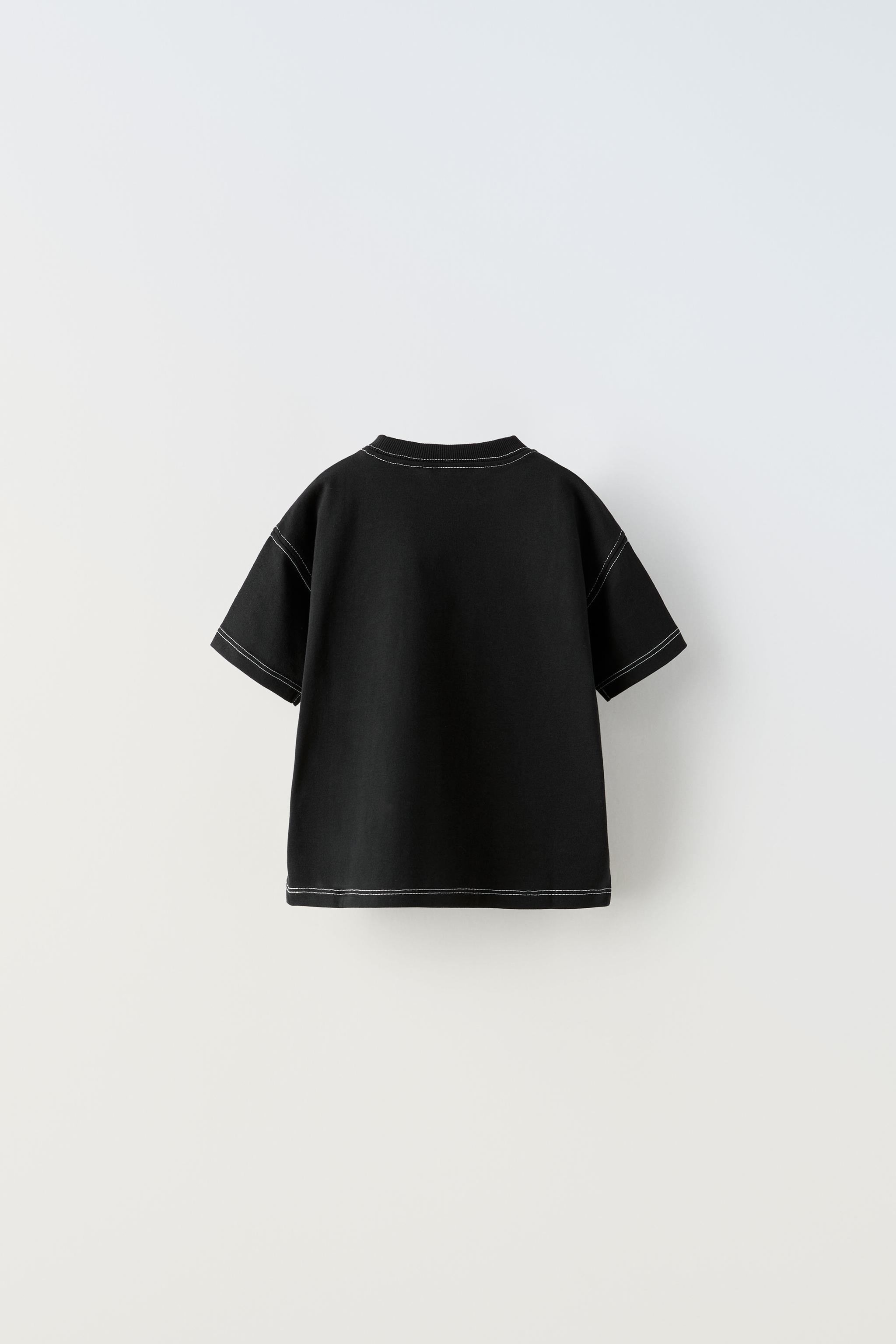 Zara cropped t sales shirt