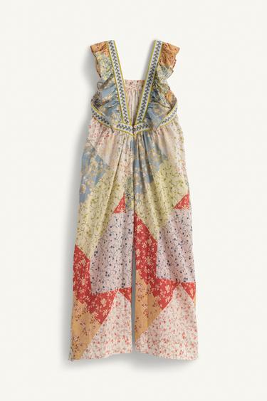 LIMITED EDITION PATCHWORK JUMPSUIT - Multicoloured by Zara - Image 5