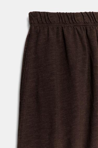 SHORT LONG RUSTIQUE - Chocolat de Zara - Image 7