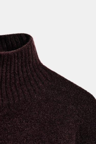 SOFT KNIT SHORT DRESS - Brown by Zara