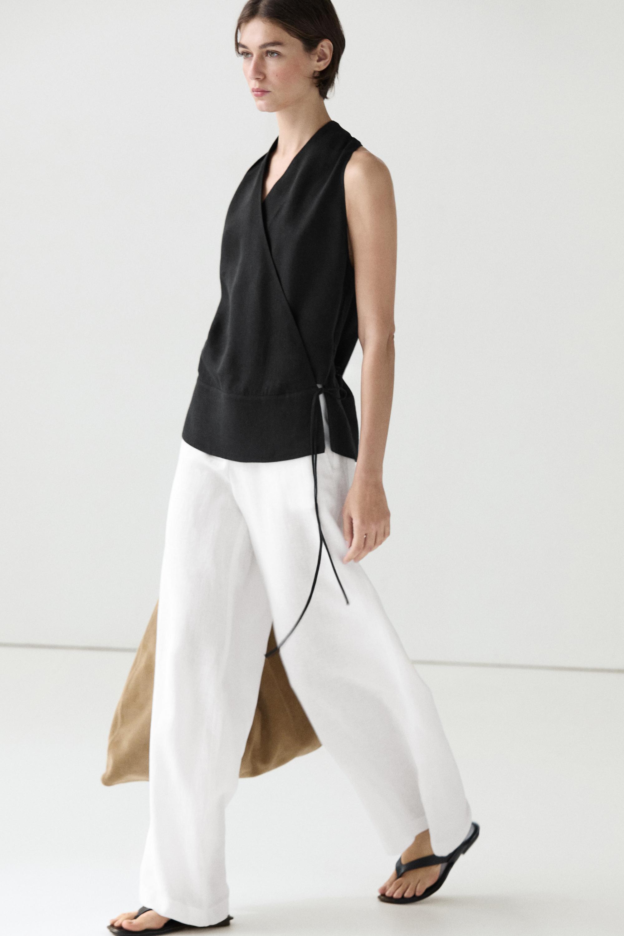 Pantalon fluide 100% lin