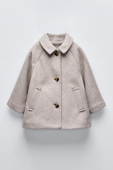 CLOTH COAT - Beige by Zara