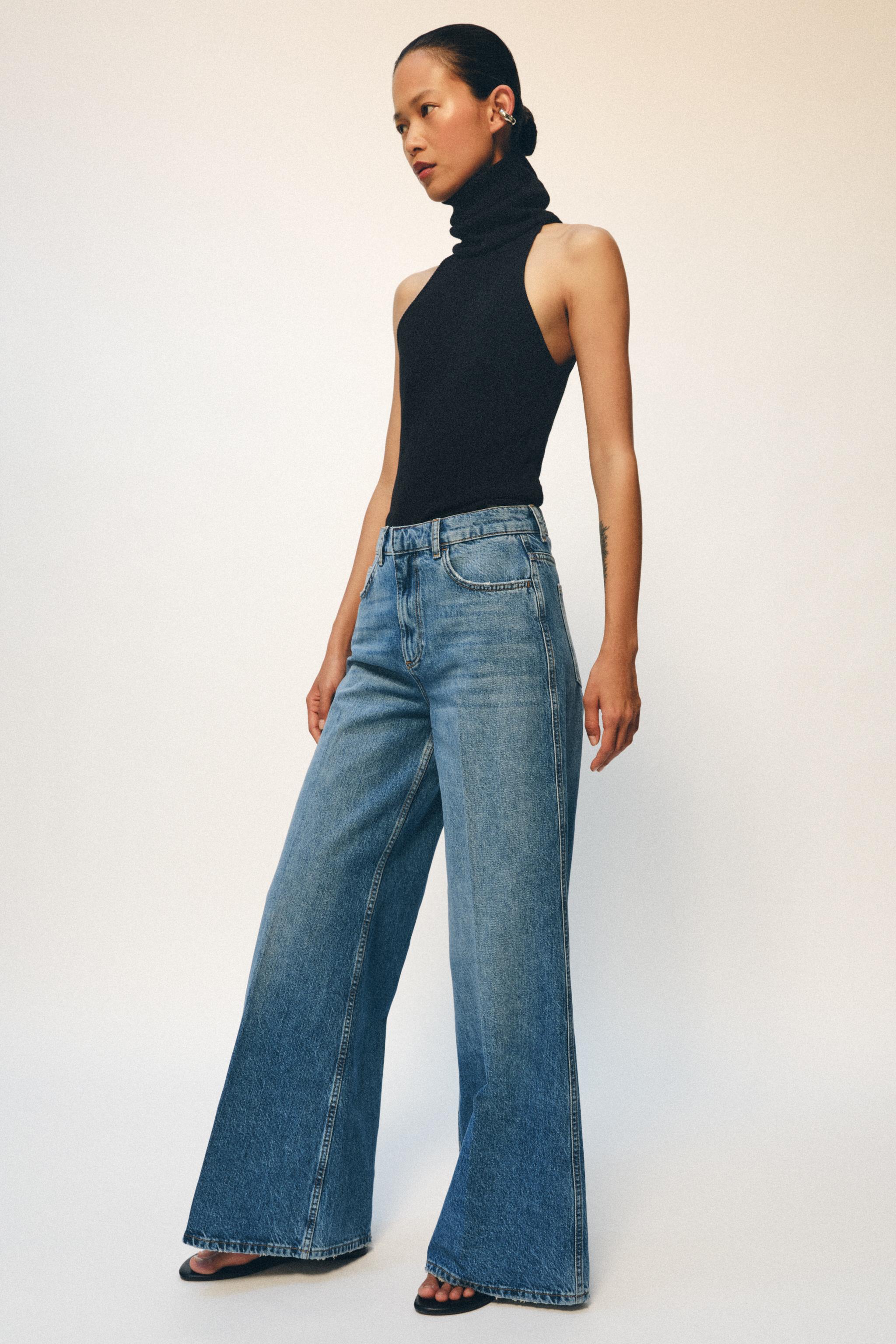 ZW COLLECTION HIGH-WAIST FLARE JEANS