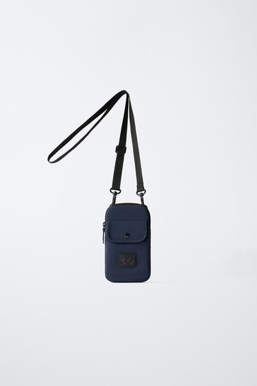 PORTA MÓVIL BÁSICO - Azul de Zara