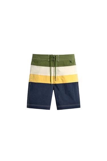 LONG STRIPED SWIMMING TRUNKS - various by Zara