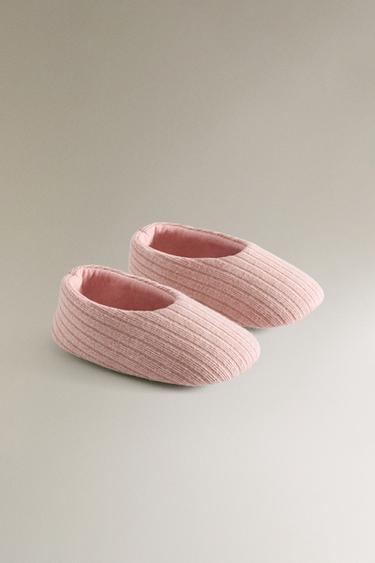 BALLERINES TISSU MATELASSÉ - Rosé de Zara - Image 1