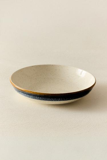 EARTHENWARE SOUP PLATE - Blue by Zara - Image 5