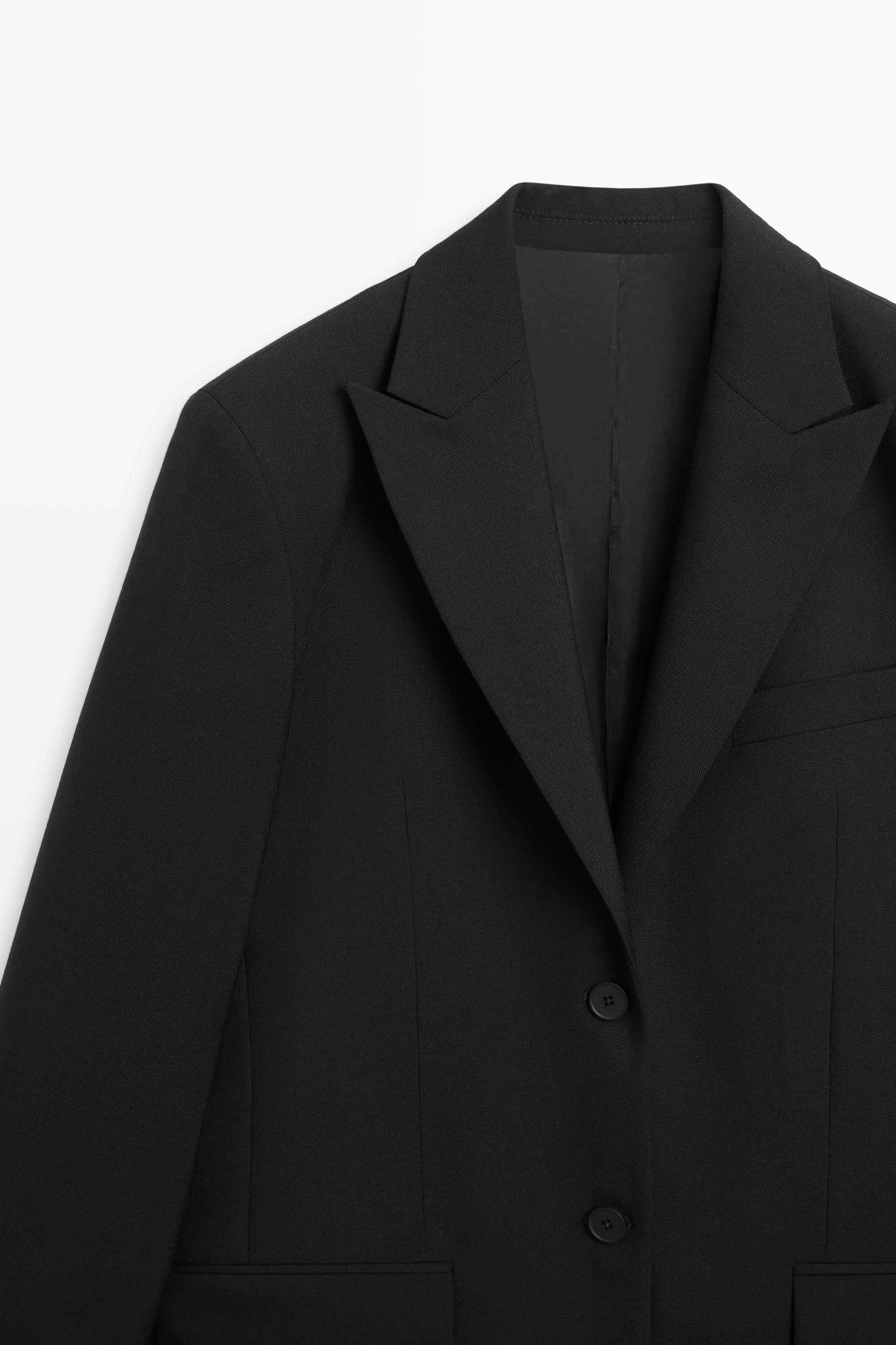 100% Wool Suit Blazer