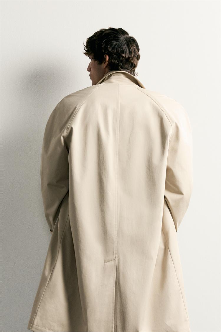 Trench coat largo de corte relajado 3