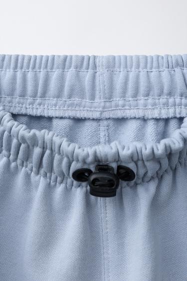 PLUSH balloon TROUSERS WITH SLOGAN - Light blue by Zara - Image 2