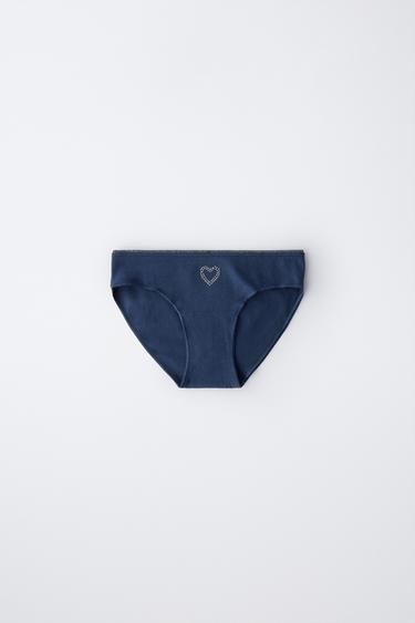 6-14 ANS/ LOT DE SIX CULOTTES À STRASS ET FORMES - Multicolore de Zara - Image 2