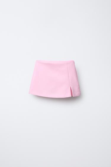 JUPE-SHORT UNIE - Rose de Zara