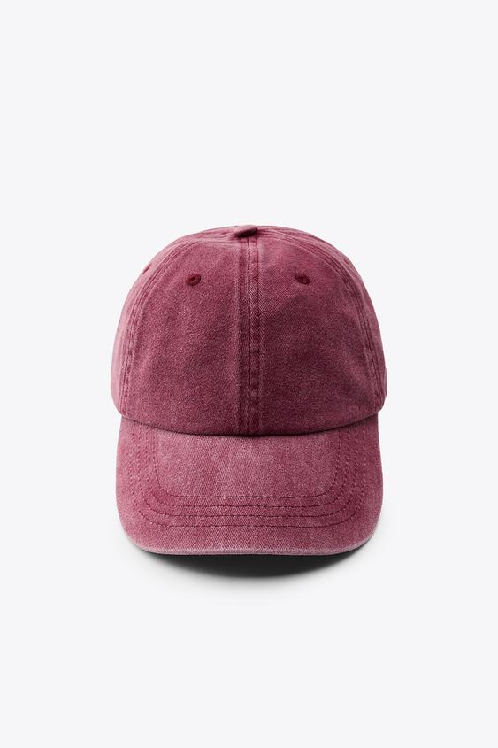 WASHED EFFECT TWILL CAP