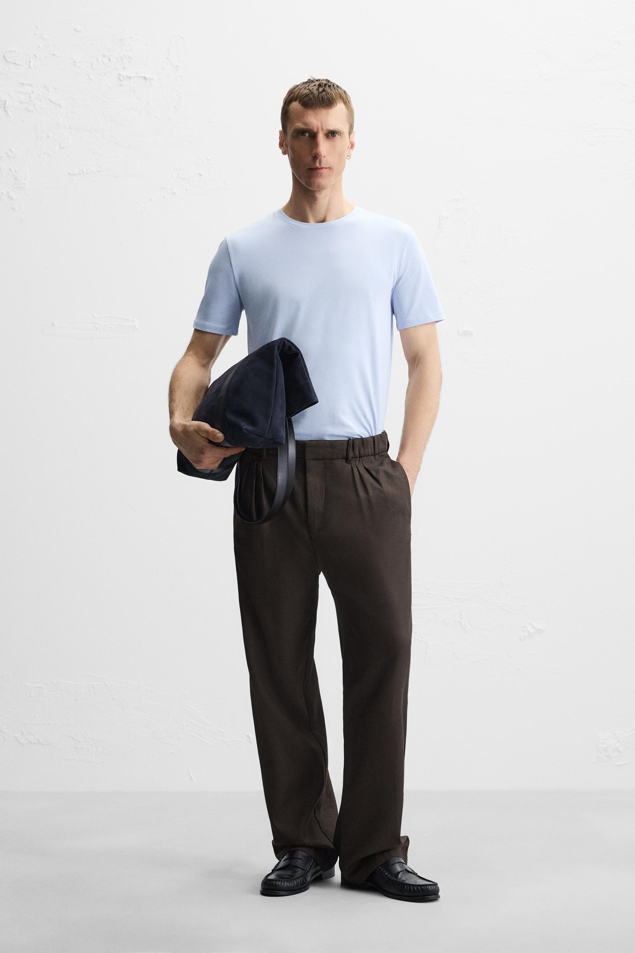 ベーシックスリムフィットTシャツ - ホワイト | ZARA Japan / 日本