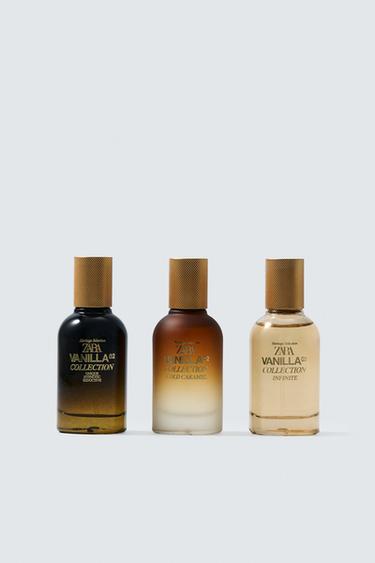 VANILLA COLLECTION DISCOVERY SET EDP 3X30ML (1.01 FL. OZ) - TINTED LEATHER de Zara
