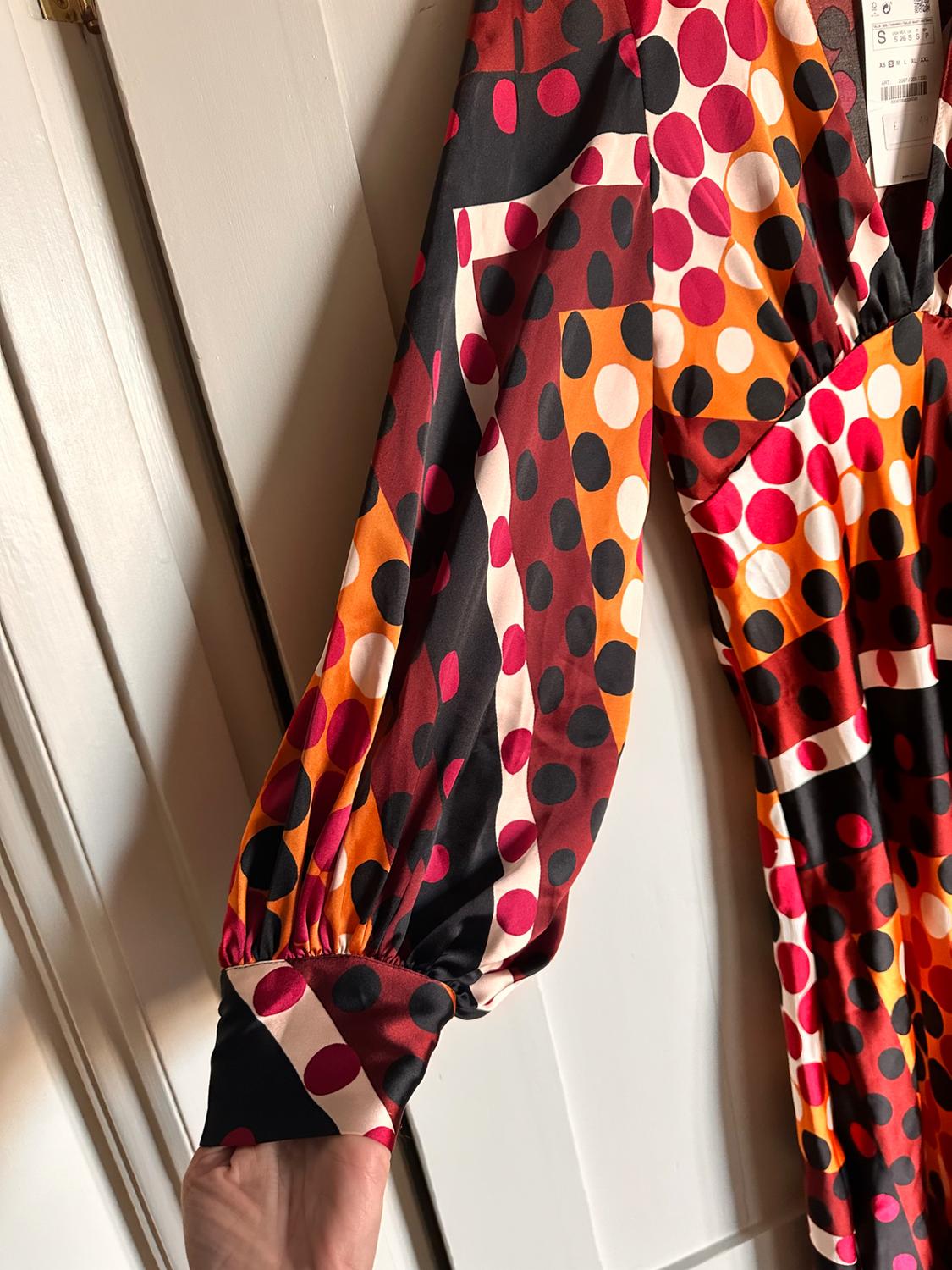 PRINTED MIDI DRESS - Image 6