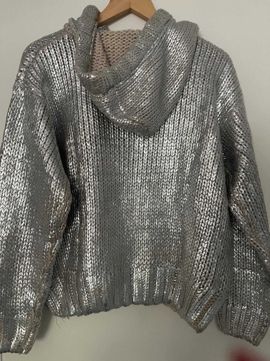 FOIL KNIT HOODIE - Image 5