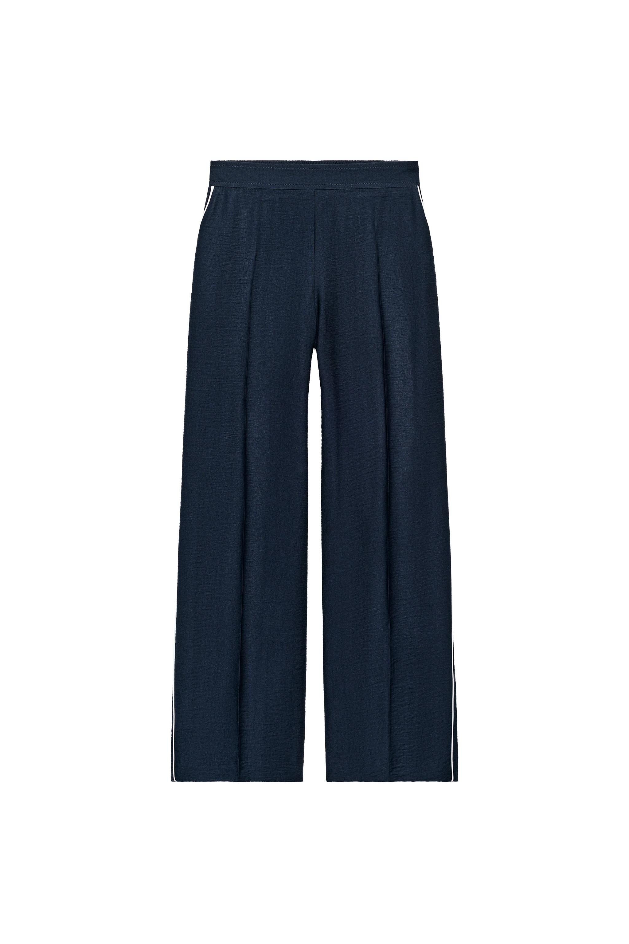 CONTRAST PIPING PANTS