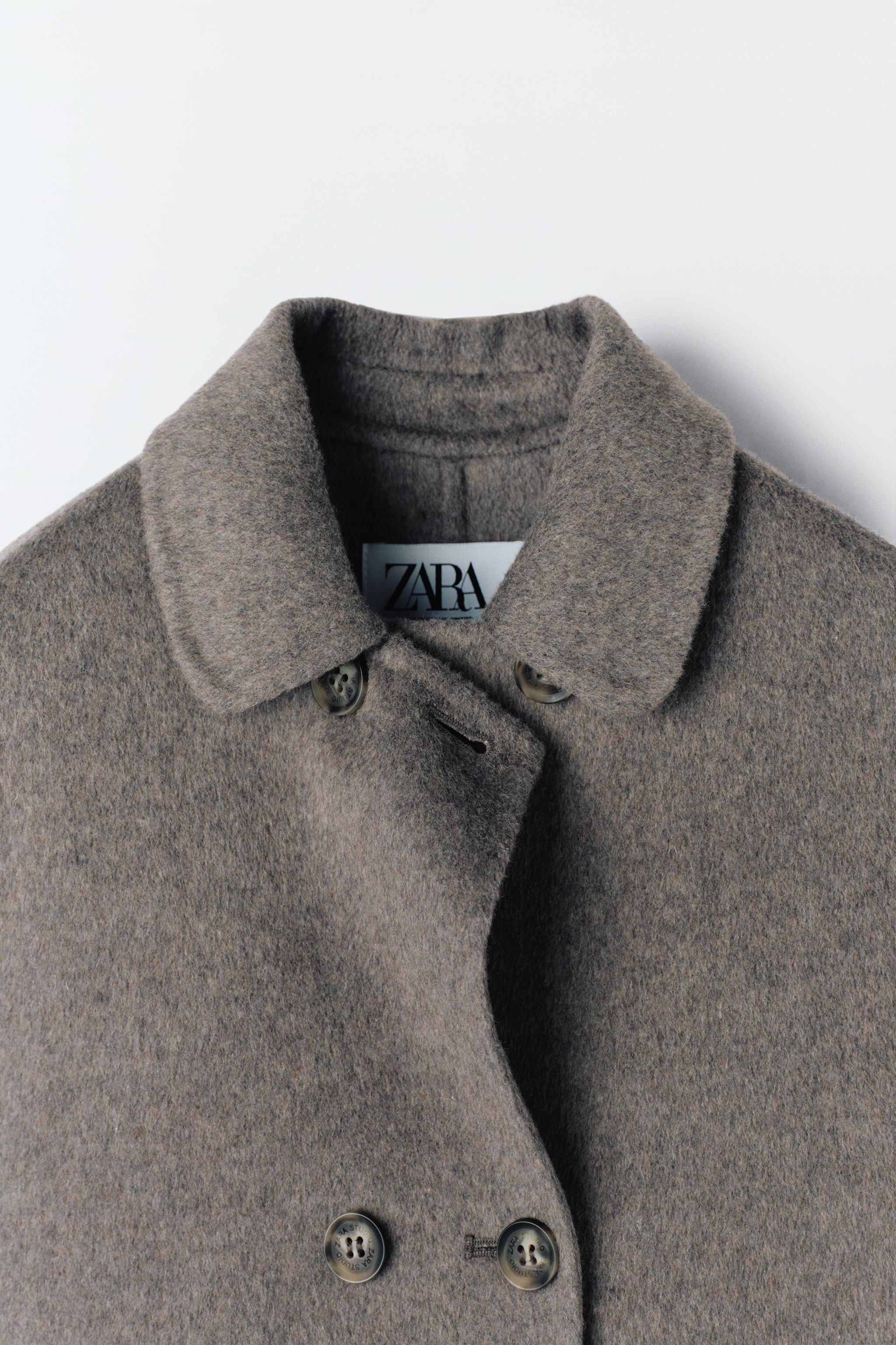 WOOL BLEND COAT - LIMITED EDITION - Taupe grey | ZARA Australia