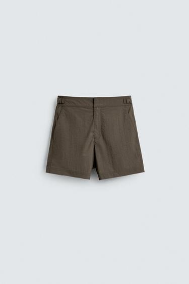 ПЛАВКИ С БОКОВЫМИ ЛЯМКАМИ — КОРИЧНЕВЫЙ от Zara