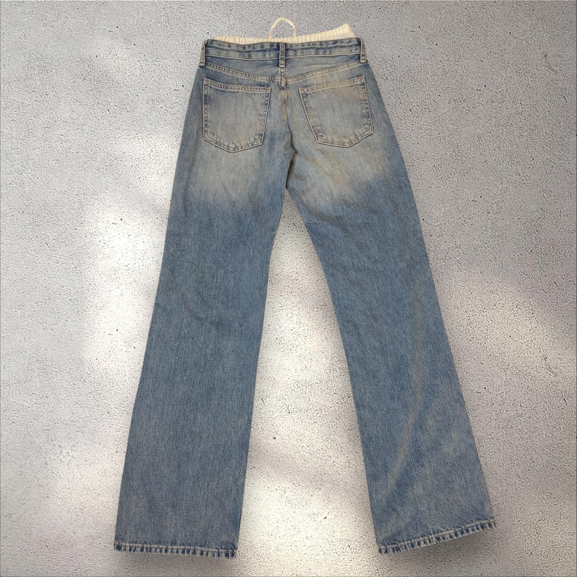 TRF MIXED MID WAIST WIDE LEG JEANS - Image 2