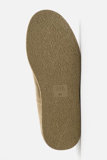 CASUAL LEATHER SHOES - Beige by Zara - Image 5