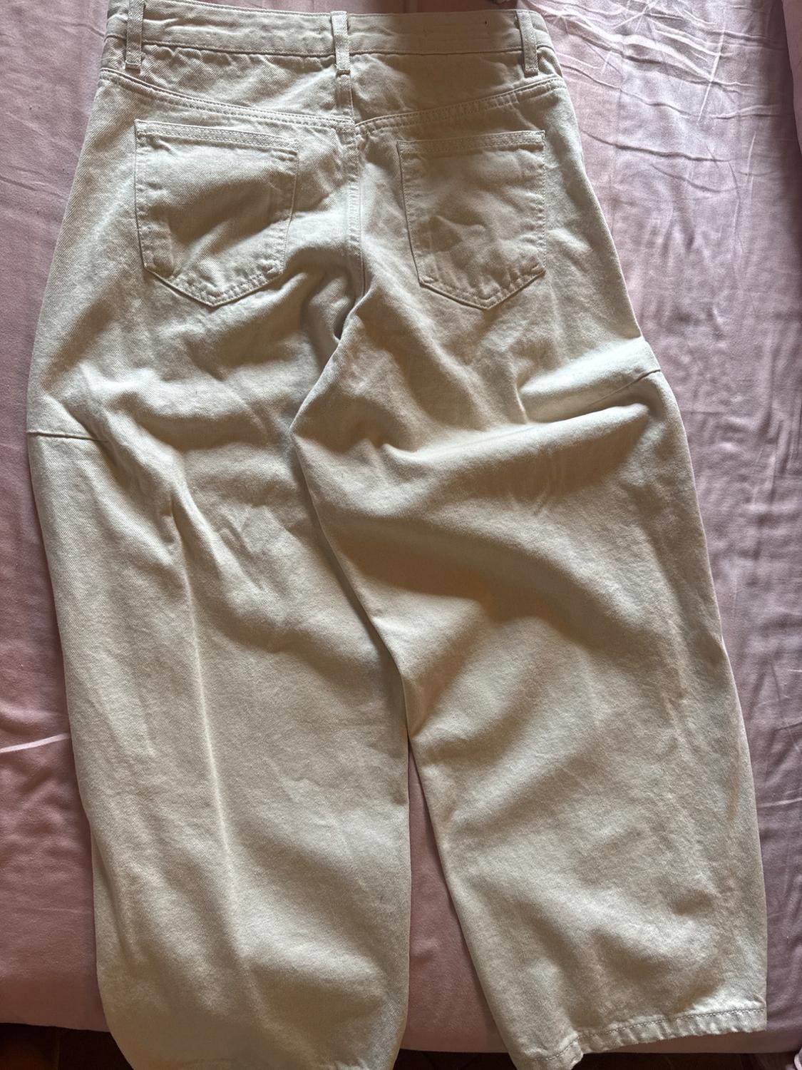 ZW COLLECTION ANKLE BALLOON MID-WAIST JEANS - Image 2