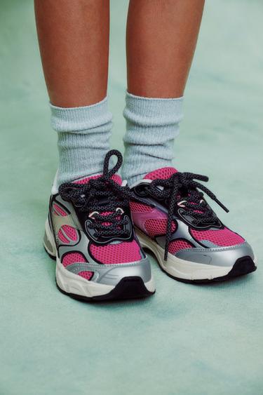 SNEAKERS SPORTIVE IN RETE - Rosa di Zara