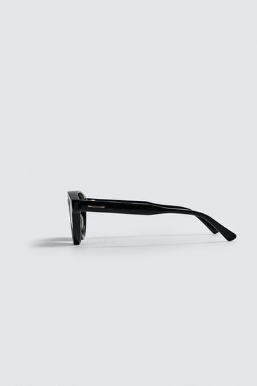 LUNETTES DE SOLEIL RONDES - Gris foncé de Zara - Image 3