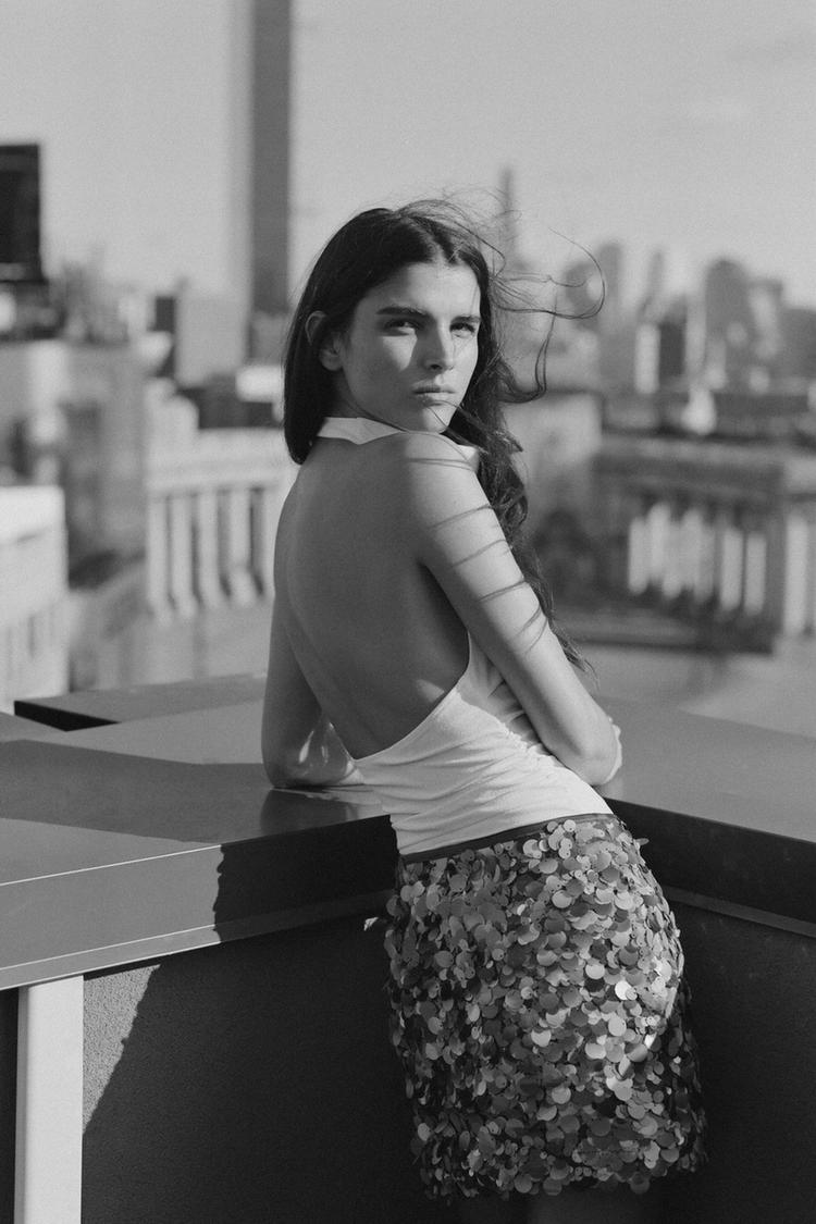 OPEN BACK HALTER BODYSUIT