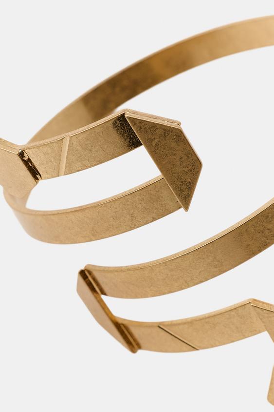 BRACELET SERPENT - Doré de Zara - Image 3