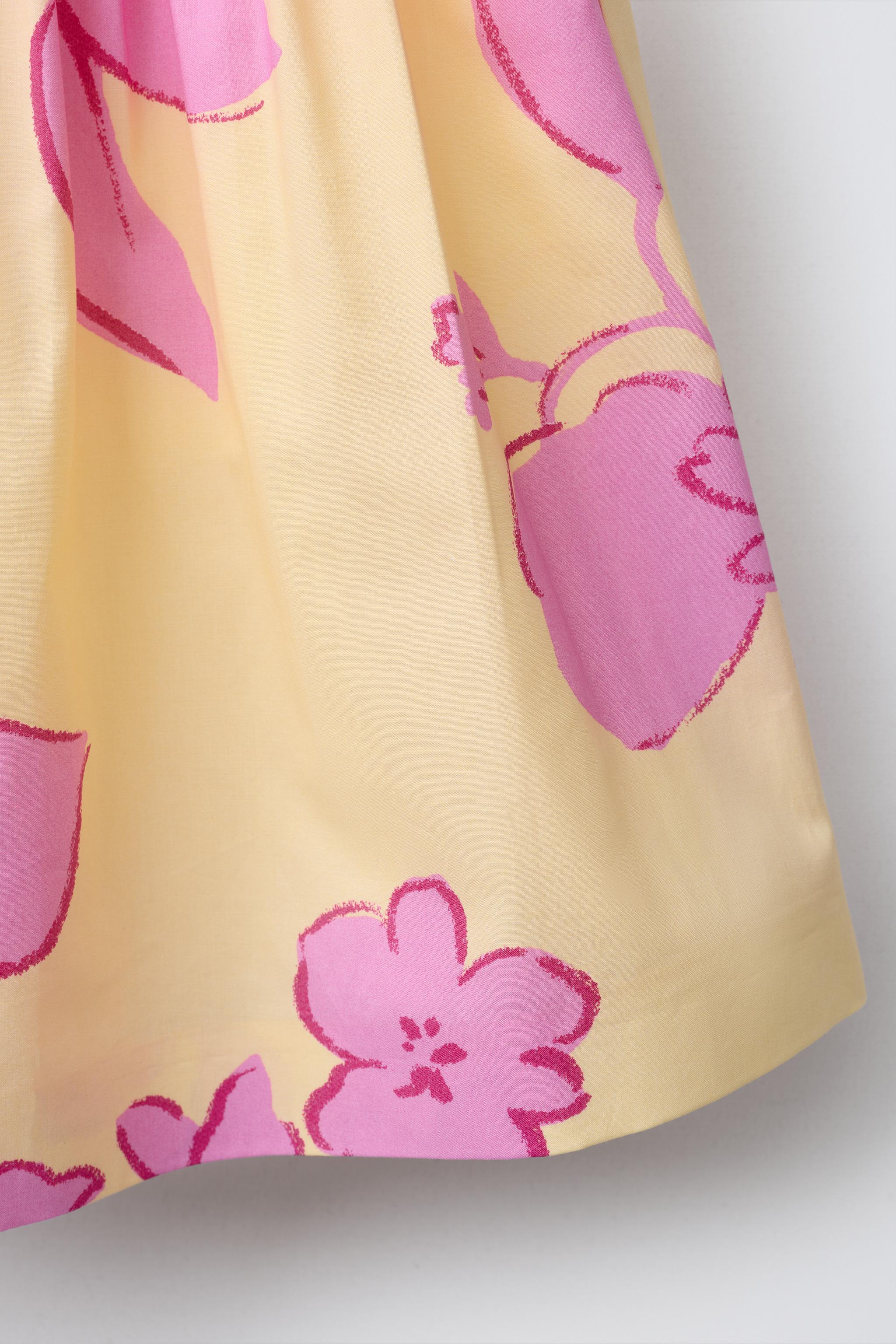 FLORAL MIDI SKIRT